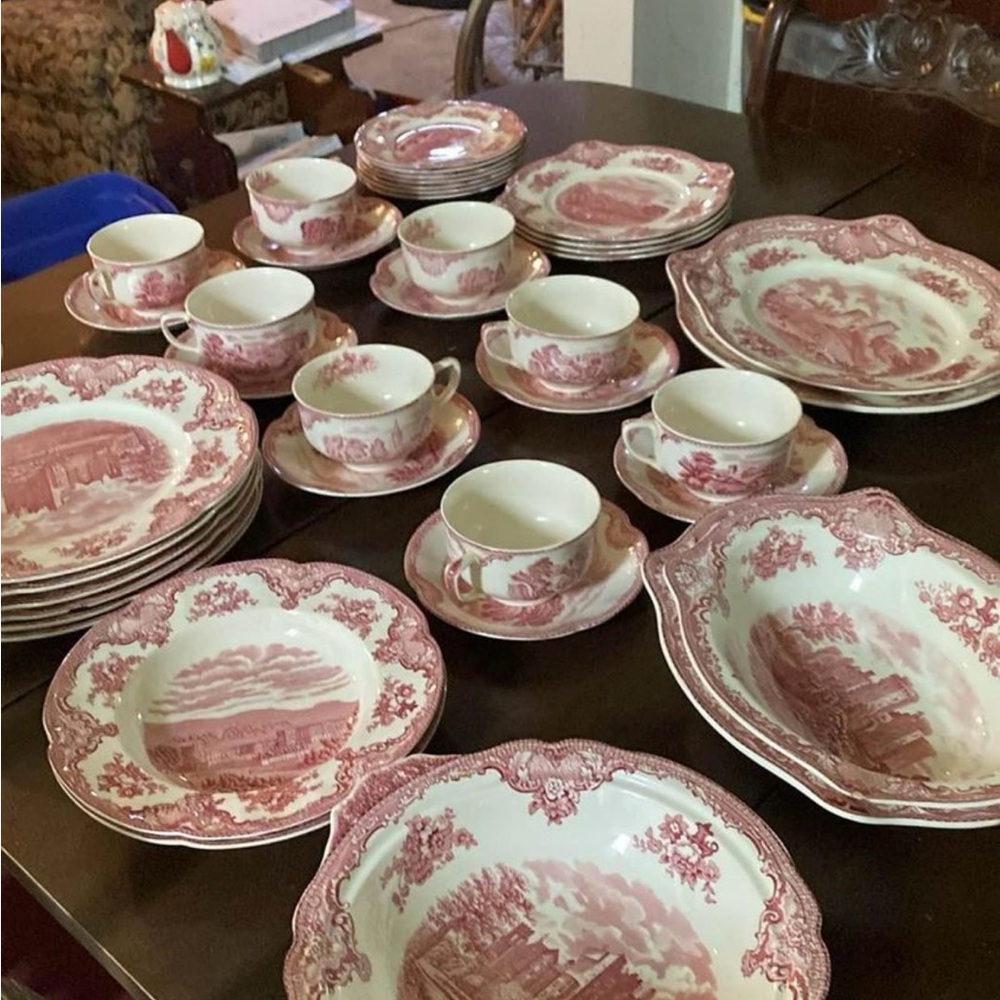 Johnson bros England: old Britain castles china set